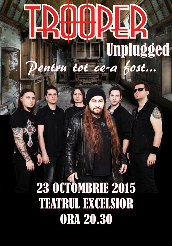 Biletele Golden Card la concertul Trooper Unplugged sunt Sold Out